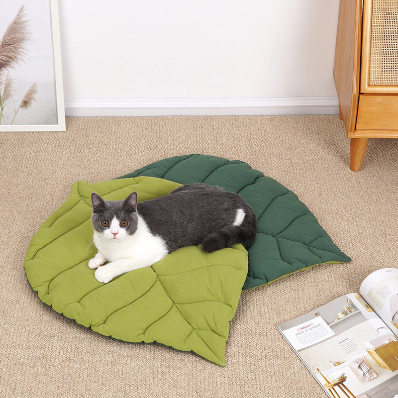 Streifli® Hundebett Pad-Cat Leaf