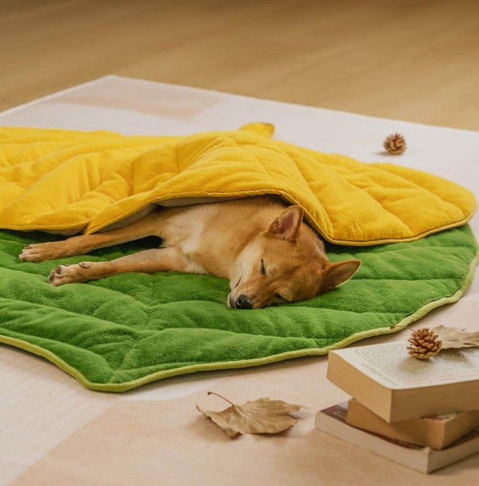 Streifli® Hundebett Pad-Cat Leaf